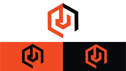 R LOGO abstract logo design