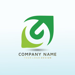 green life home vector logo design