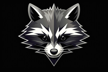 Curious raccoon icon, with its masked face and inquisitive eyes, symbolizing resourcefulness and intelligence.