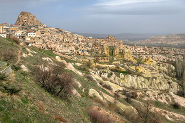 Views from Pigeon Valley in the region of Cappadocia, Turkey