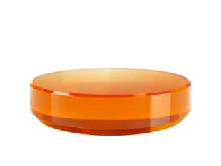 Round podium isolated on transparent background