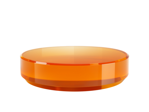 Round podium isolated on transparent background