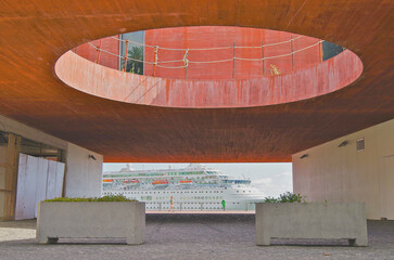 Funchal, Madeira, Portugese island in the Atlantic Ocean and popular nature landscape scenery...