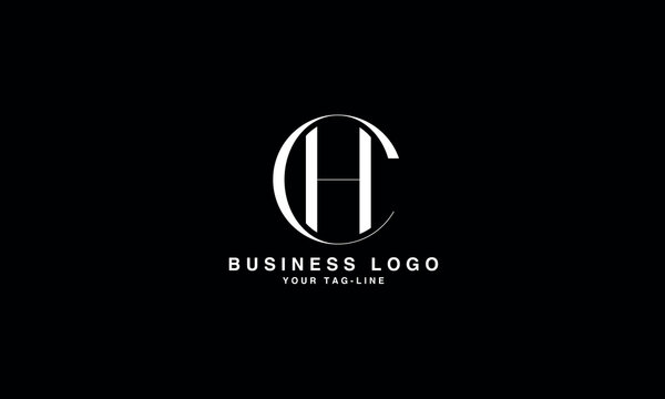CH, HC, C, H, Abstract Letters Logo monogram