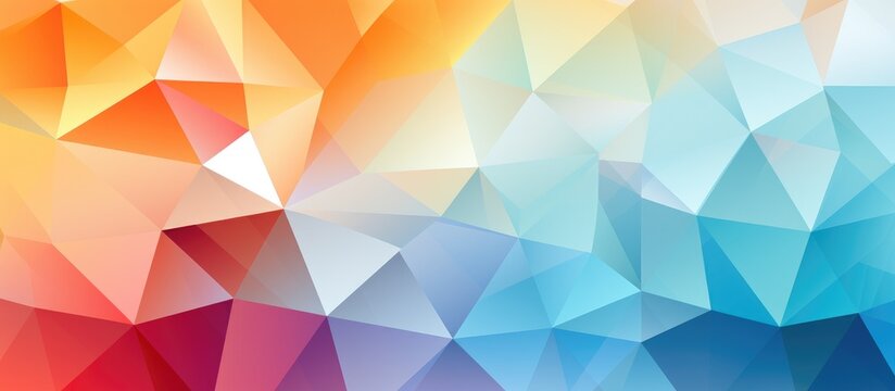 Abstract geometric triangle background 2d artwork