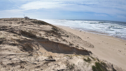 Station balnéaire de l'océan