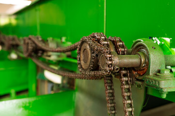 Gearing of fruit proscessing machine