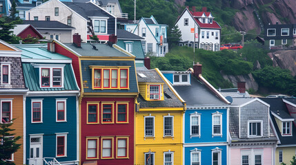 Colorful houses in St. John's