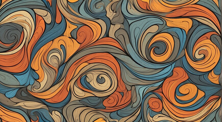 Abstract Elegance: Seamless Pattern Design

