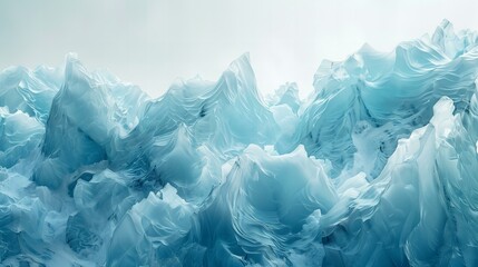 iceberg in the fog