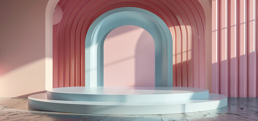 Fototapeta premium arch in the window