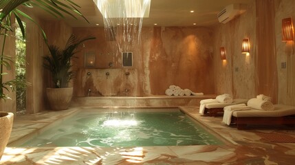 A holistic health sanctuary, featuring spa and relaxation services