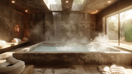 A holistic health sanctuary, featuring spa and relaxation services