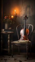 Serenade of Silence: An Ode to the Unplayed Melodies on a Lonesome Cello in a Forgotten Room