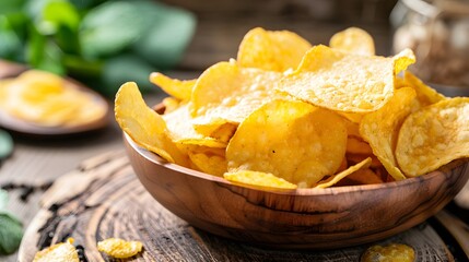 Potato Chips delicious gourmet homemade chip of potato