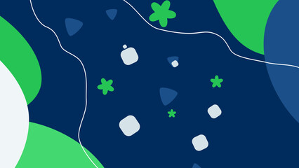 Abstract Background With Shapes