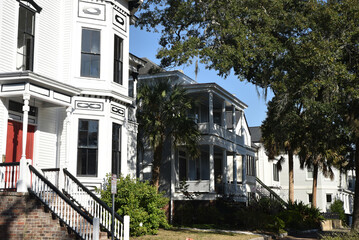  Maisons victoriennes à Savannah. USA