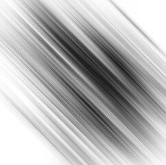 Obraz premium Black and white stripe abstract background. Motion effect. Grayscale fiber texture backdrop and banner. Monochrome gradient pattern and textured wallpaper.