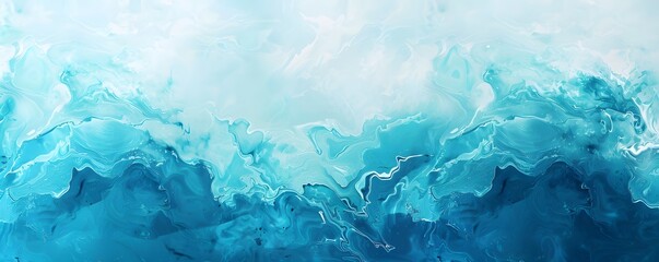 Fototapeta na wymiar Watercolor ocean wave background texture. Marble wash art abstract background.