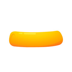 Cute Tteokbokki noodle cartoon. Korean street food. simple vector logo sausage. Tteokbokki is korean food.