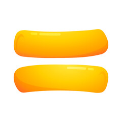 Cute Tteokbokki noodle cartoon. Korean street food. simple vector logo sausage. Tteokbokki is korean food.
