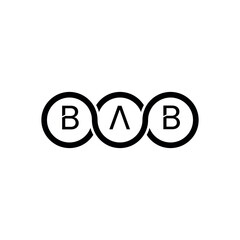 Fototapeta na wymiar BAB Creative logo And Icon Design