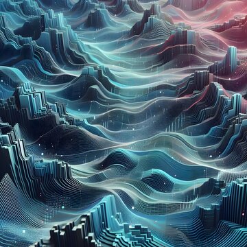 Abstract background image or wallpaper created by AI