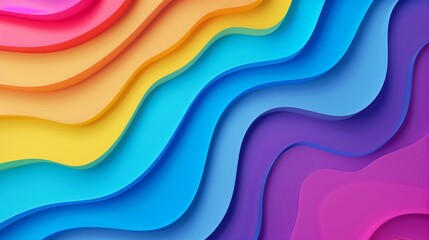 Abstract background Abstract color wave rainbow strip background