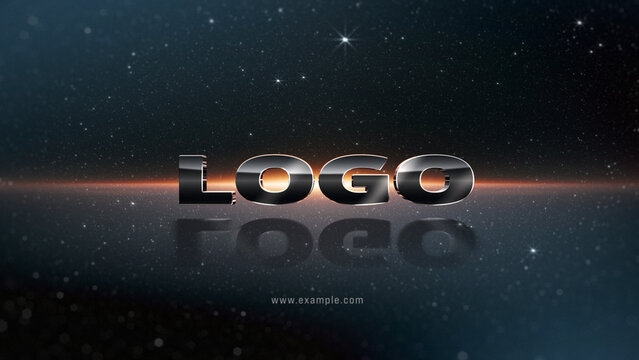 Simple Dark Logo Reveal