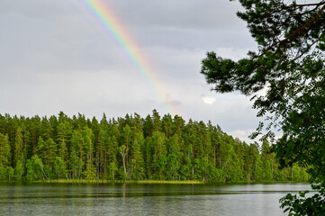 Double Rainbow With Main Rainbow