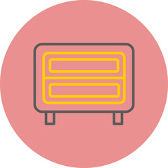 Stand Line Two Color Circle