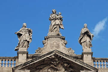 Fototapeta na wymiar Basilica di Santa Maria Maggiore a Roma