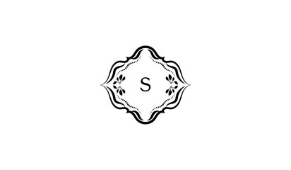 Fish on White Luxury Alphabetical Logo