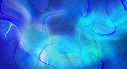 Abstract blue smooth shapes texture background. Blue pattern with artistic design abstract digital background