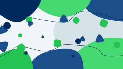Abstract Background With Shapes