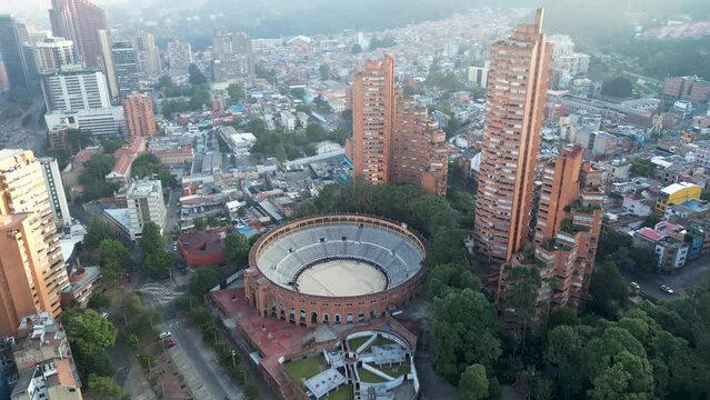 aerial views of bogota