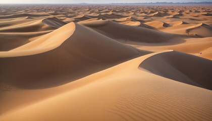 Fototapeta na wymiar undulating sand dunes, detailed and realistic