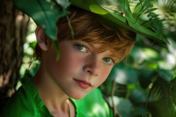 Peter Pan, the mischievous and adventurous boy who never grows up