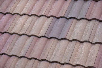 red roof tiles