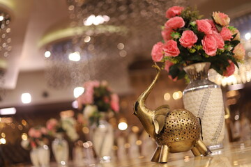 Indian wedding decorations with banquet halls