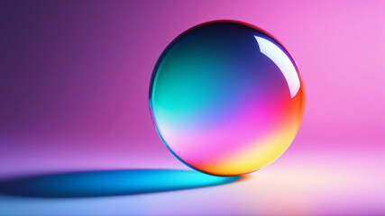 Transparent Sphere with light reflection