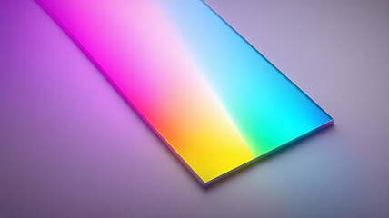 Naklejka premium A colorful rectangle