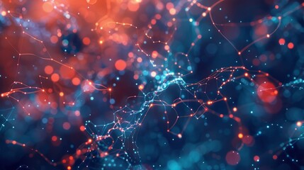 Blurred Biomechanics Scene for Presentation Slide Generative AI