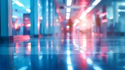 Community Health: Blurred Scene for Presentation Slide Generative AI