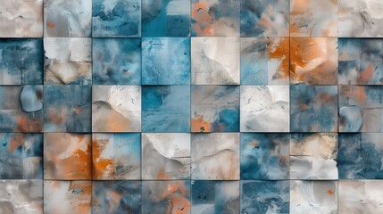 Abstract background Colourful ceramic wall tiles 
