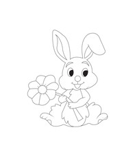easter coloring page for kids