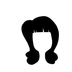 Girl Hairstyle Silhouette 