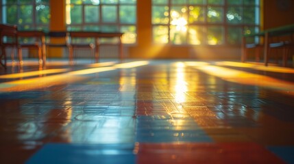 Special Education Scene for Presentation Slide Generative AI