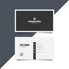 Simple Business Card Layout. creative modern name card and business card. Clean Design. corporate design template, Clean professional business template, visiting card. Elegant minimal.