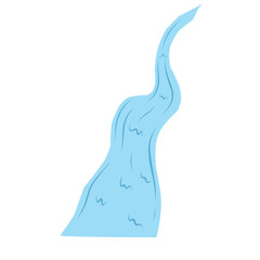 Winding Mountain River 